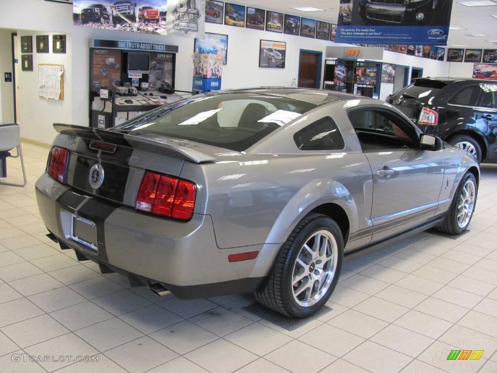 2008 Mustang Shelby GT500 Coupe - Alloy Metallic / Black photo #10