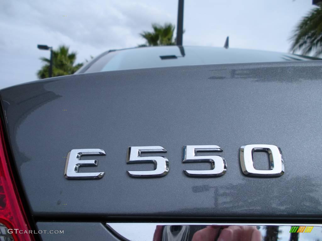 2007 E 550 Sedan - Flint Grey Metallic / Black photo #9