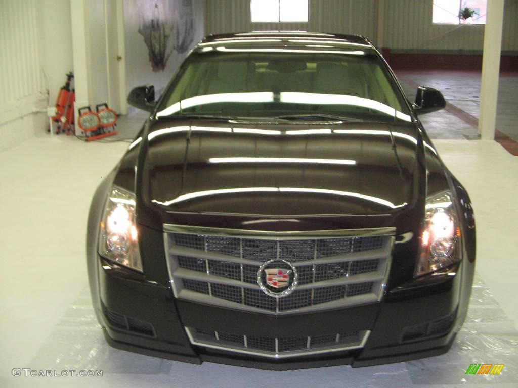 2009 CTS Sedan - Black Cherry / Cashmere/Cocoa photo #1