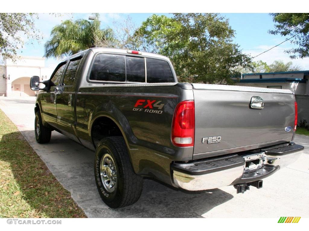 2004 F250 Super Duty FX4 Crew Cab 4x4 - Dark Shadow Grey Metallic / Medium Flint photo #23