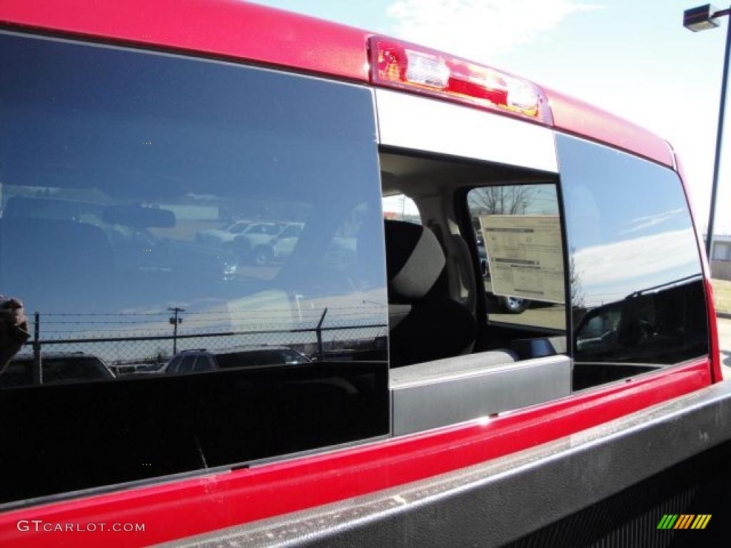 2010 Ram 1500 Big Horn Quad Cab 4x4 - Inferno Red Crystal Pearl / Dark Slate/Medium Graystone photo #11