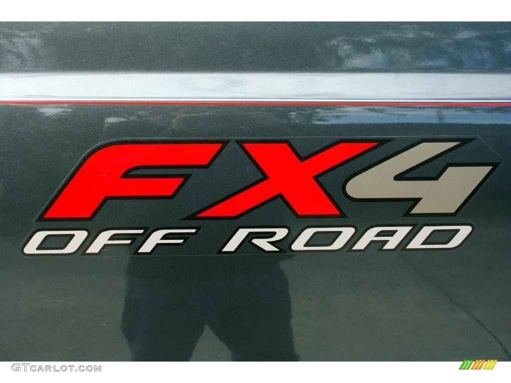 2004 F250 Super Duty FX4 Crew Cab 4x4 - Dark Shadow Grey Metallic / Medium Flint photo #60