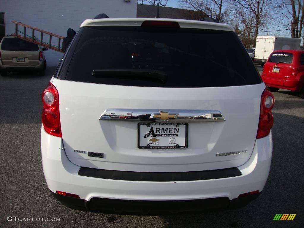 2010 Equinox LT AWD - Summit White / Jet Black/Light Titanium photo #8