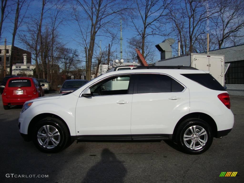 2010 Equinox LT AWD - Summit White / Jet Black/Light Titanium photo #10