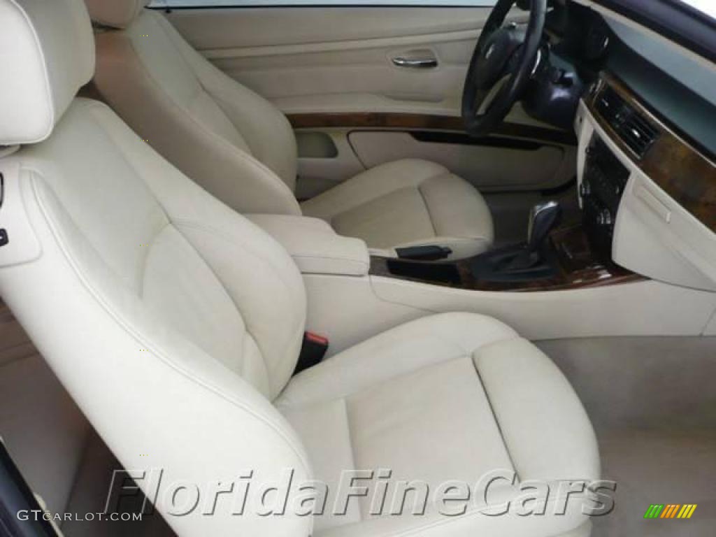 2007 3 Series 335i Coupe - Black Sapphire Metallic / Cream Beige photo #13
