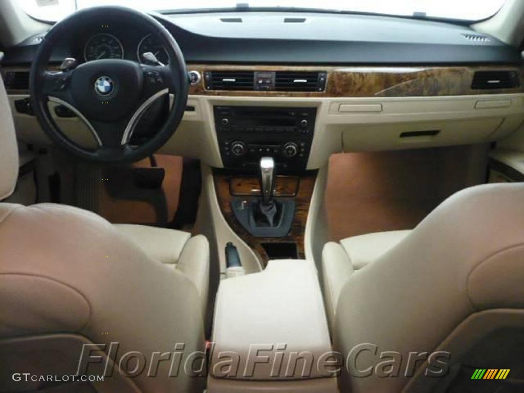 2007 3 Series 335i Coupe - Black Sapphire Metallic / Cream Beige photo #15