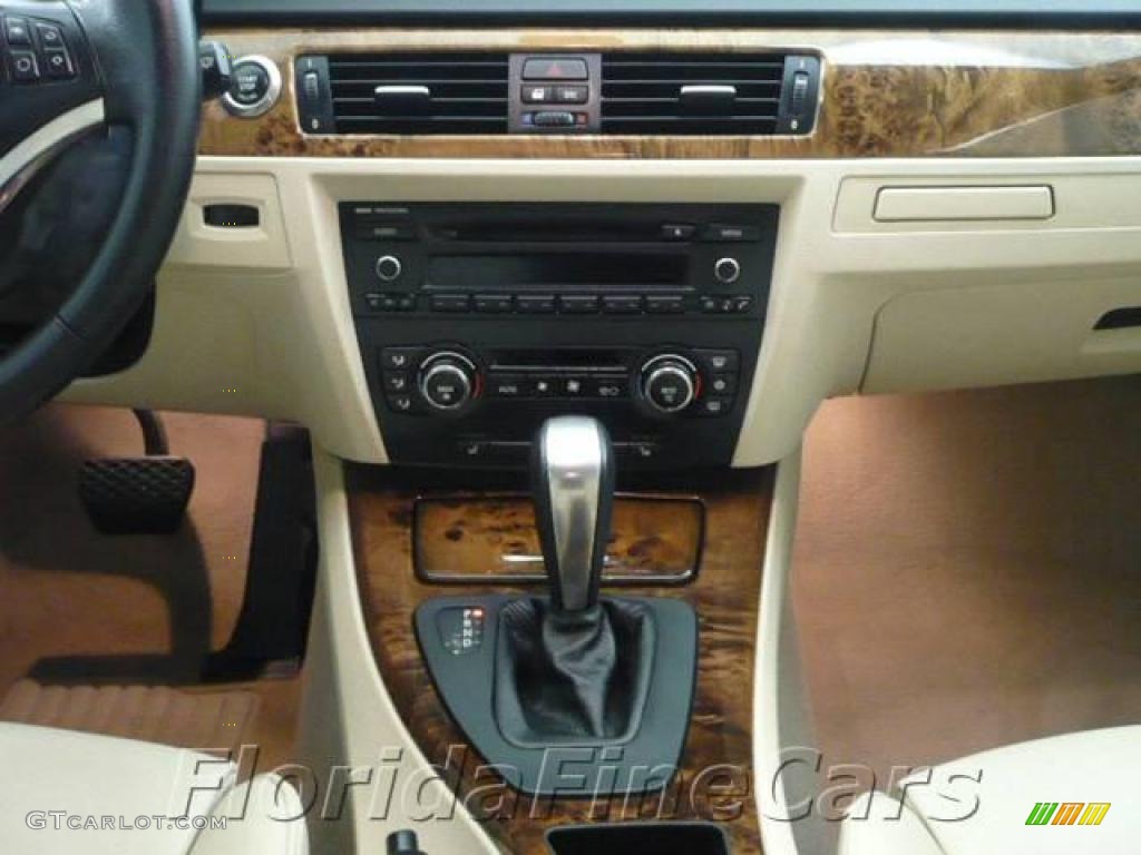 2007 3 Series 335i Coupe - Black Sapphire Metallic / Cream Beige photo #17