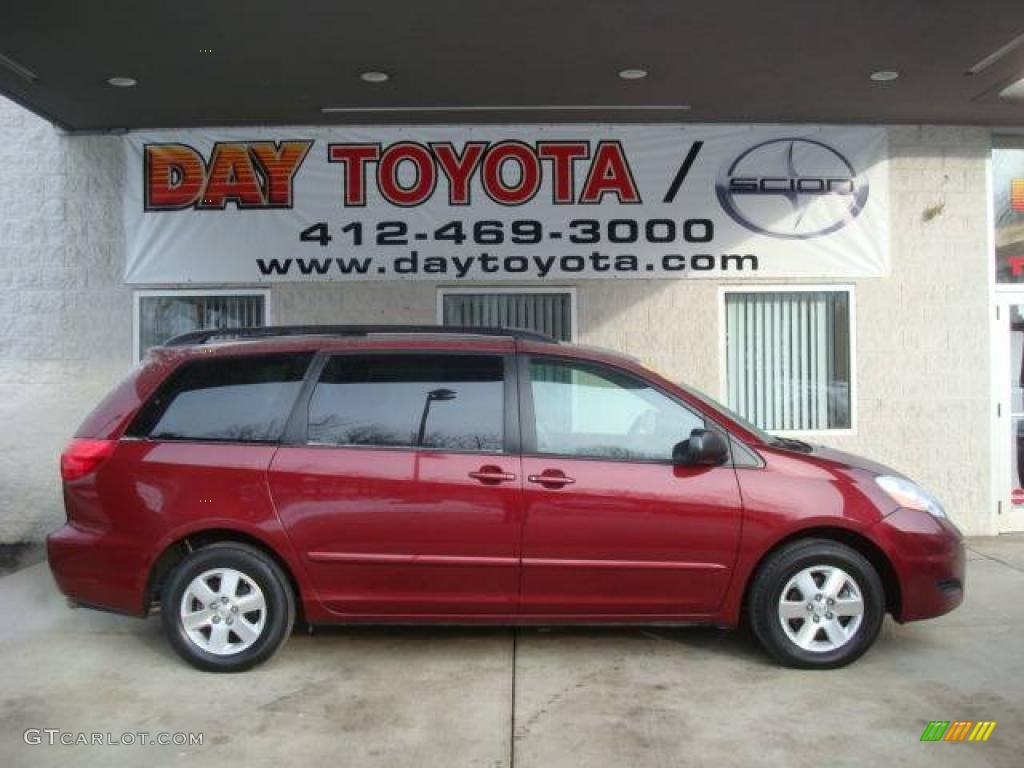 Salsa Red Pearl Toyota Sienna