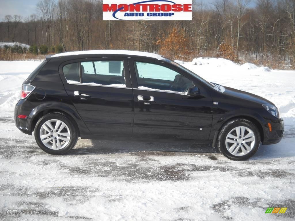 2008 Astra XR Sedan - Black Sapphire / Charcoal photo #1