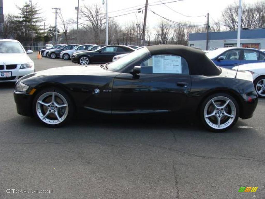 2008 Z4 3.0si Roadster - Jet Black / Black photo #9