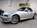 Titanium Silver Metallic 2002 BMW Z3 3.0i Roadster