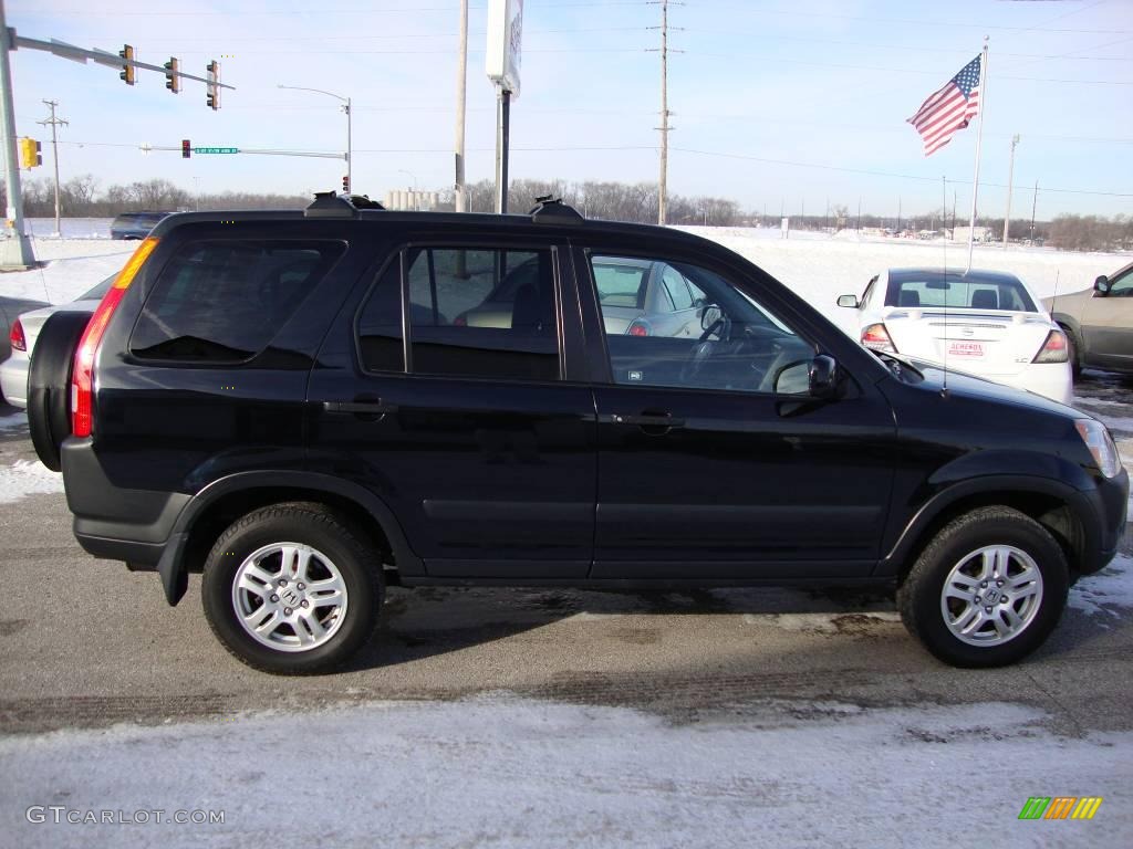 2002 CR-V EX 4WD - Nighthawk Black Pearl / Black photo #6