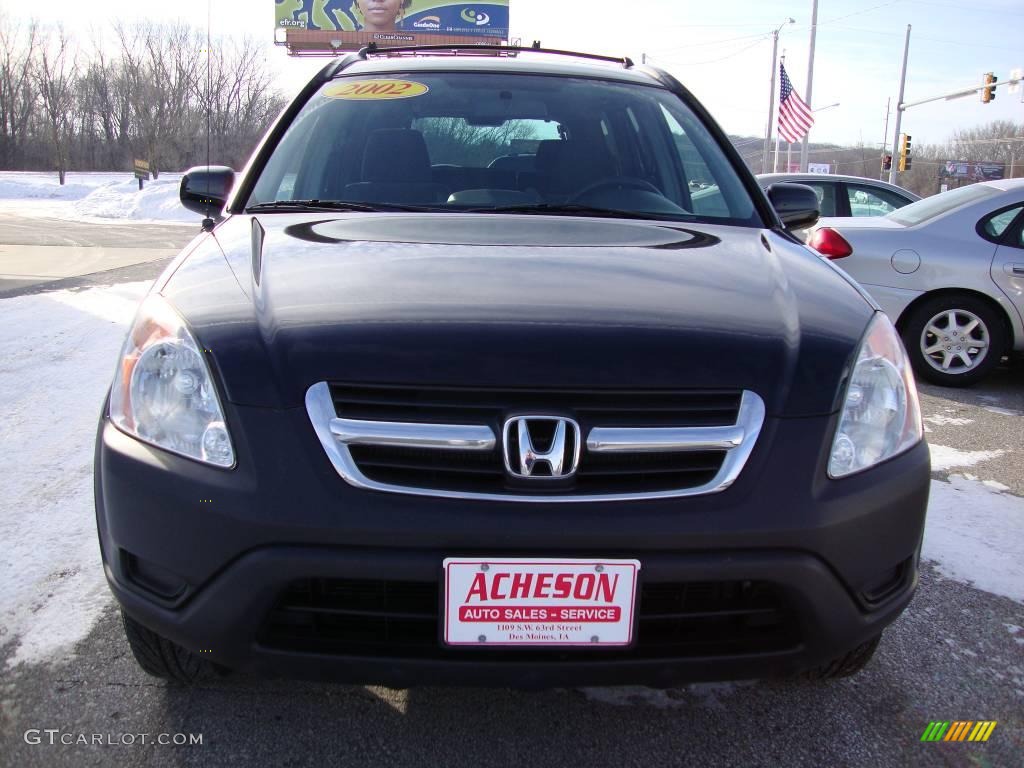 2002 CR-V EX 4WD - Nighthawk Black Pearl / Black photo #8