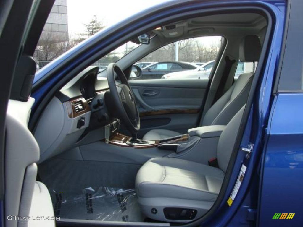 2008 3 Series 328i Sedan - Montego Blue Metallic / Gray photo #10