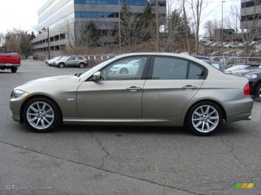 2009 3 Series 328i Sedan - Platinum Bronze Metallic / Beige photo #5