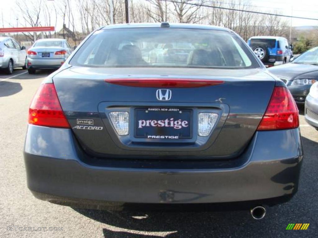 2007 Accord EX-L Sedan - Graphite Pearl / Gray photo #5