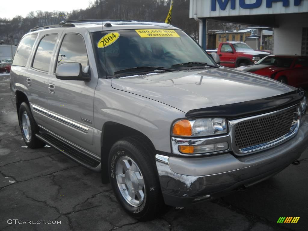 2004 Yukon SLT 4x4 - Silver Birch Metallic / Pewter/Dark Pewter photo #20