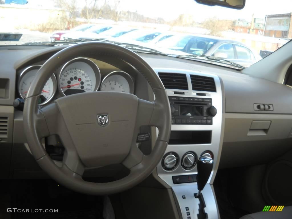 2007 Caliber R/T AWD - Sunburst Orange Pearl / Pastel Pebble Beige photo #11