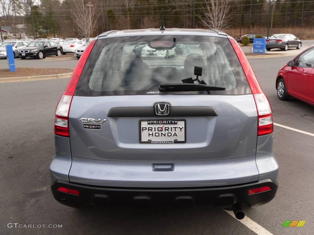 2007 CR-V LX 4WD - Glacier Blue Metallic / Gray photo #3