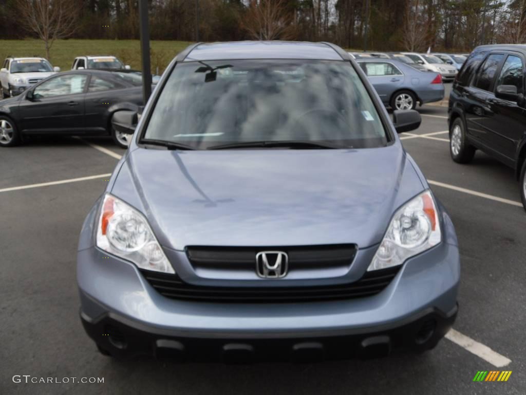 2007 CR-V LX 4WD - Glacier Blue Metallic / Gray photo #6