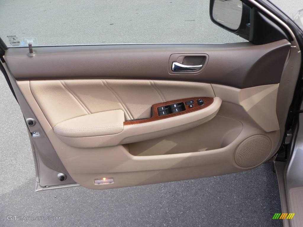 2006 Accord EX-L V6 Sedan - Desert Mist Metallic / Ivory photo #7