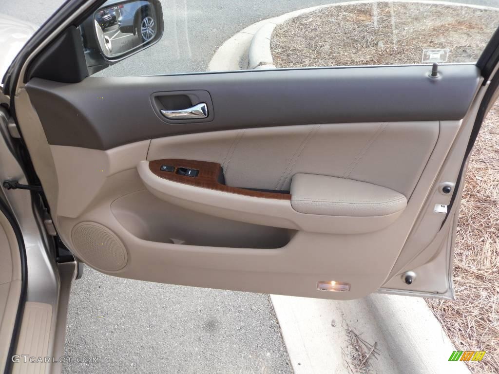 2006 Accord EX-L V6 Sedan - Desert Mist Metallic / Ivory photo #18