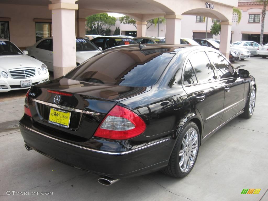 2008 E 350 Sedan - Black / Cashmere photo #3