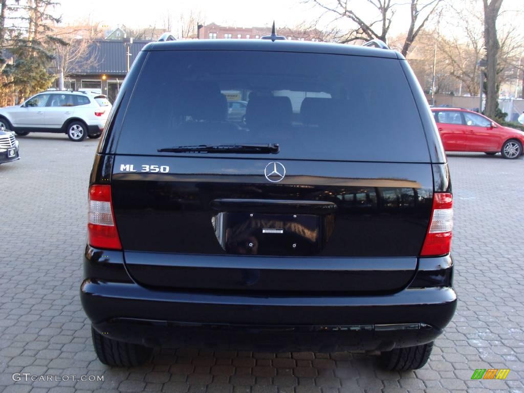 2003 ML 350 4Matic - Black / Ash photo #5