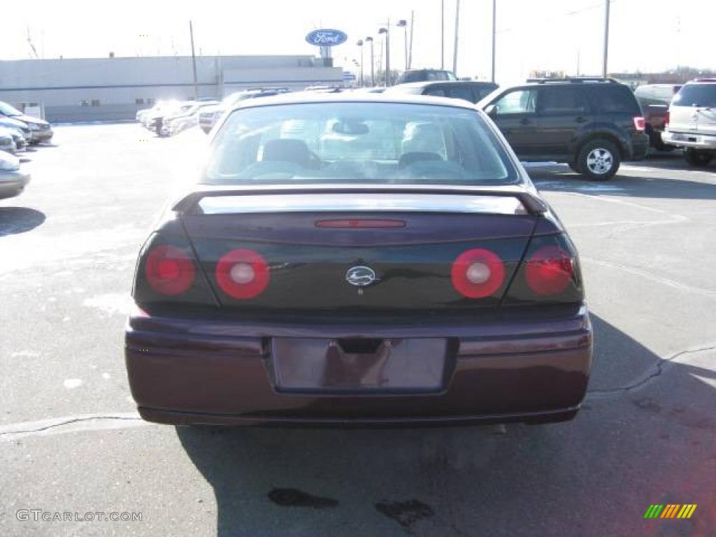 2004 Impala LS - Berry Red Metallic / Neutral Beige photo #5