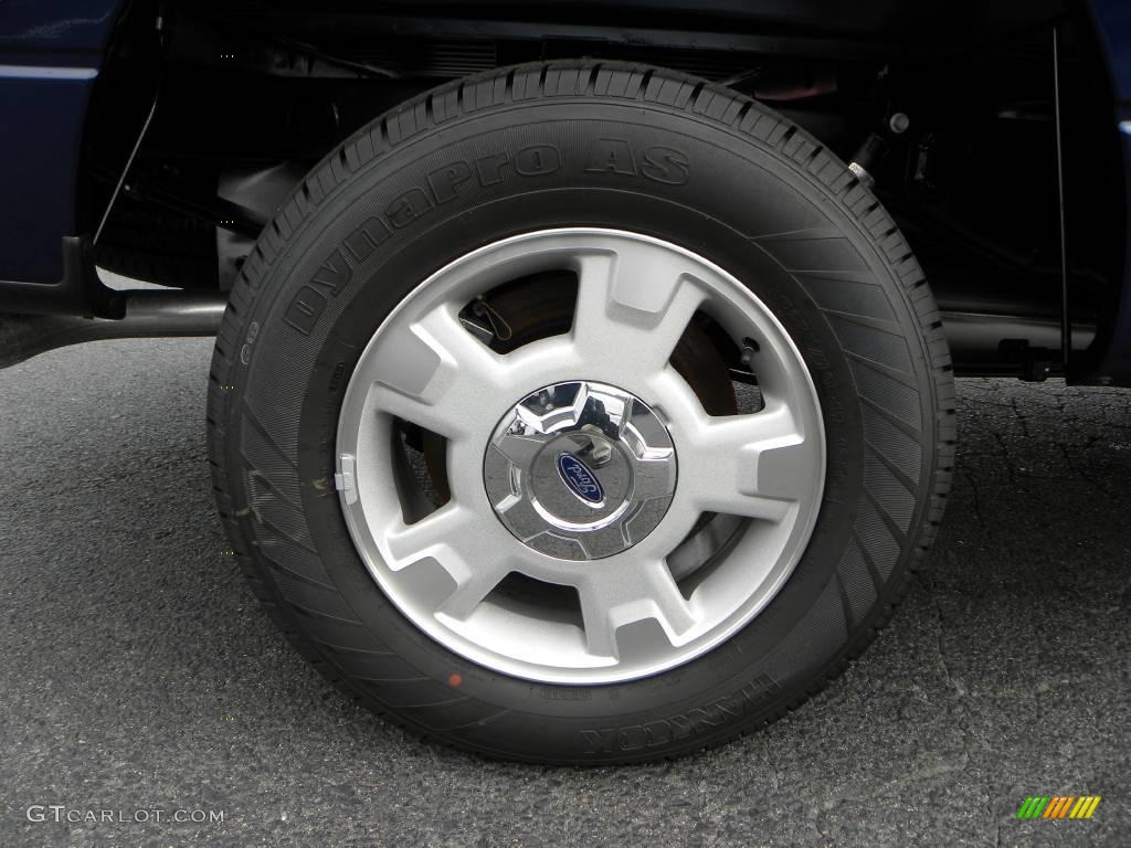 2010 F150 XLT SuperCab - Dark Blue Pearl Metallic / Medium Stone photo #15