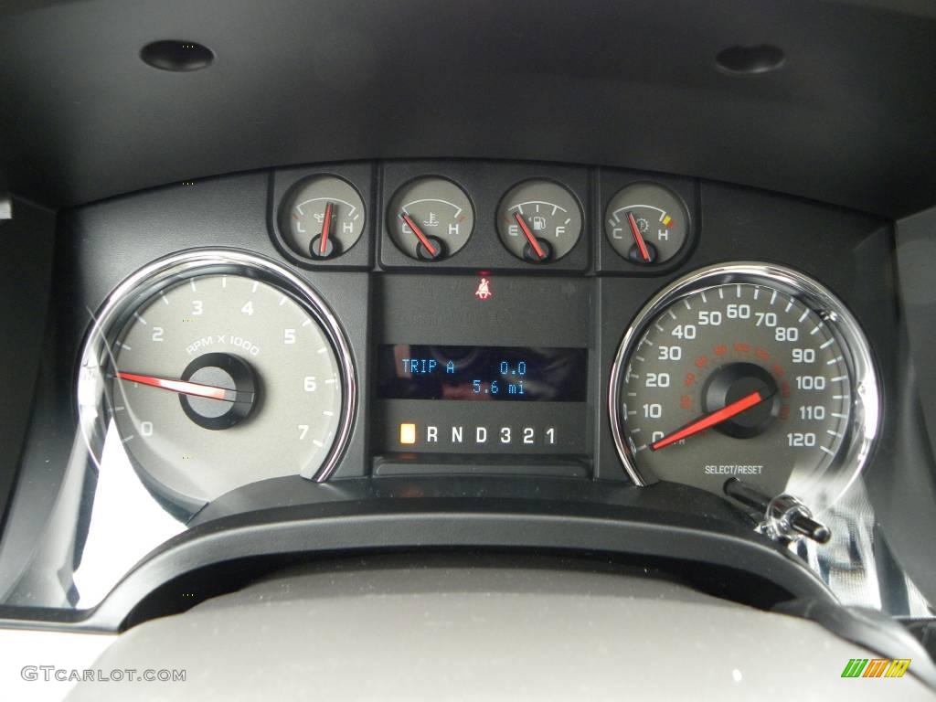 2010 F150 XLT SuperCab - Dark Blue Pearl Metallic / Medium Stone photo #18