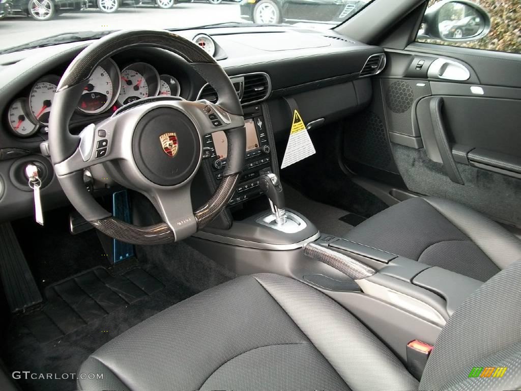2010 911 Turbo Coupe - Meteor Grey Metallic / Black photo #11