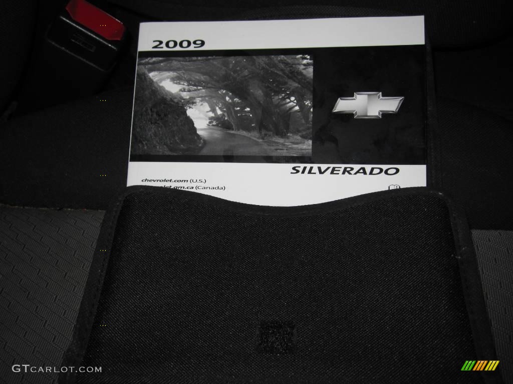 2009 Silverado 1500 Regular Cab 4x4 - Black / Dark Titanium photo #6