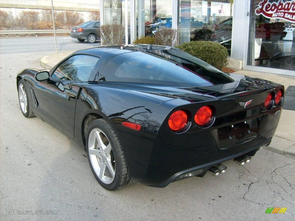 2005 Corvette Coupe - Black / Ebony photo #3