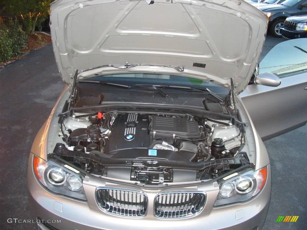 2009 1 Series 135i Convertible - Cashmere Silver Metallic / Taupe photo #9