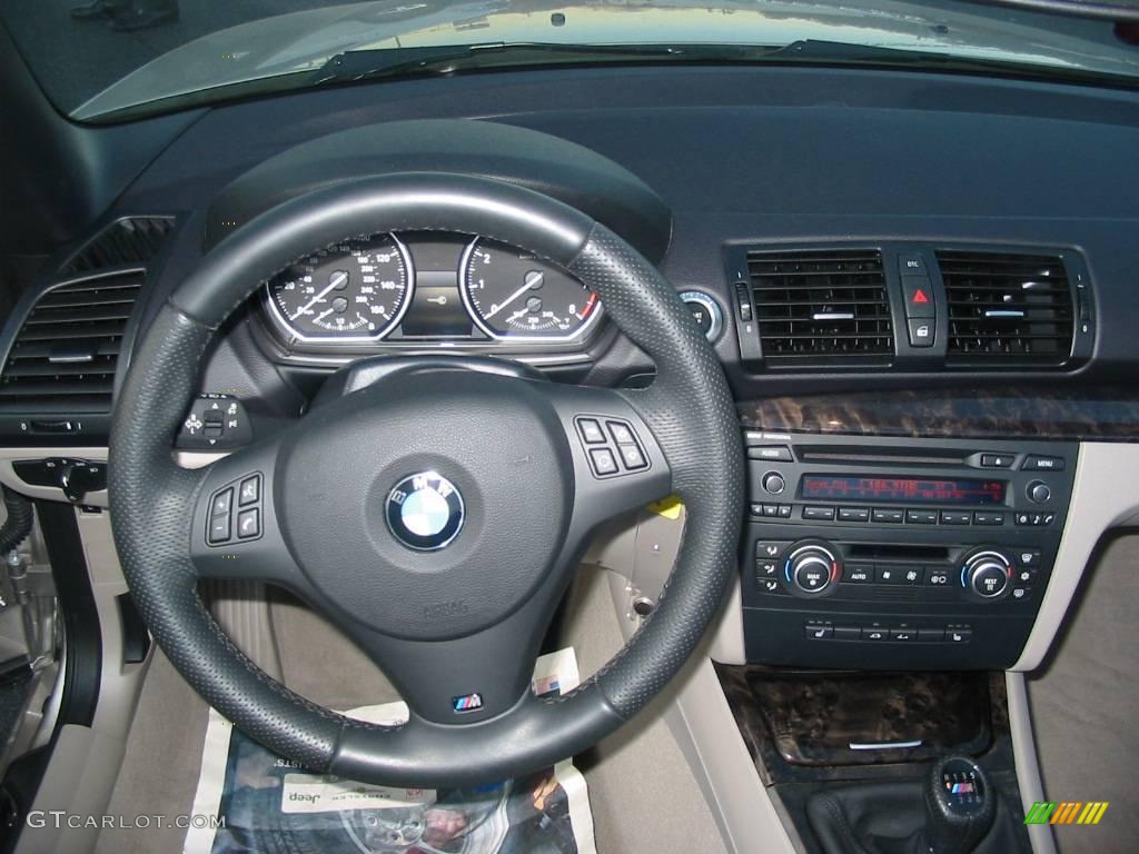 2009 1 Series 135i Convertible - Cashmere Silver Metallic / Taupe photo #19