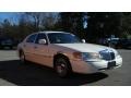 1998 White Pearl Metallic Lincoln Town Car Cartier  photo #7