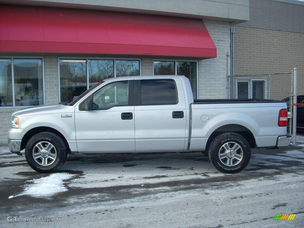 2006 F150 XLT SuperCrew - Silver Metallic / Medium/Dark Flint photo #3
