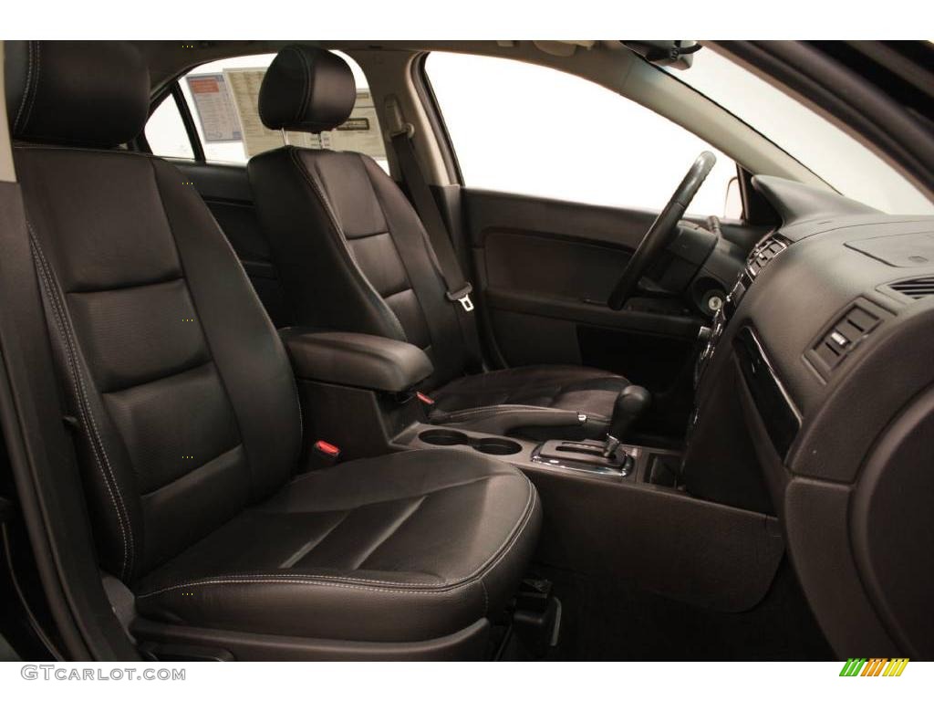 2008 Fusion SEL V6 - Black Ebony / Charcoal Black photo #13