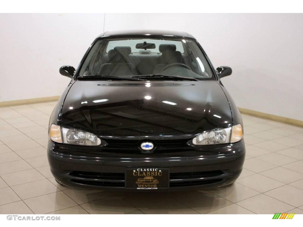 2001 Prizm  - Black Metallic / Light Neutral photo #2