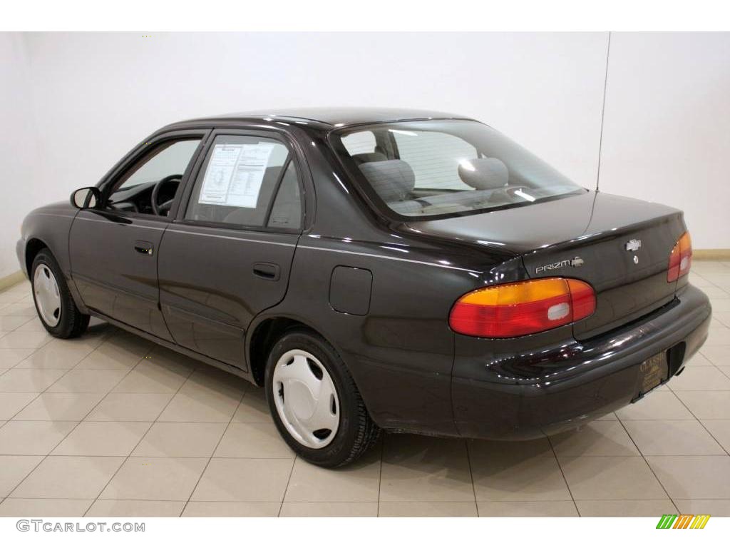 2001 Prizm  - Black Metallic / Light Neutral photo #5