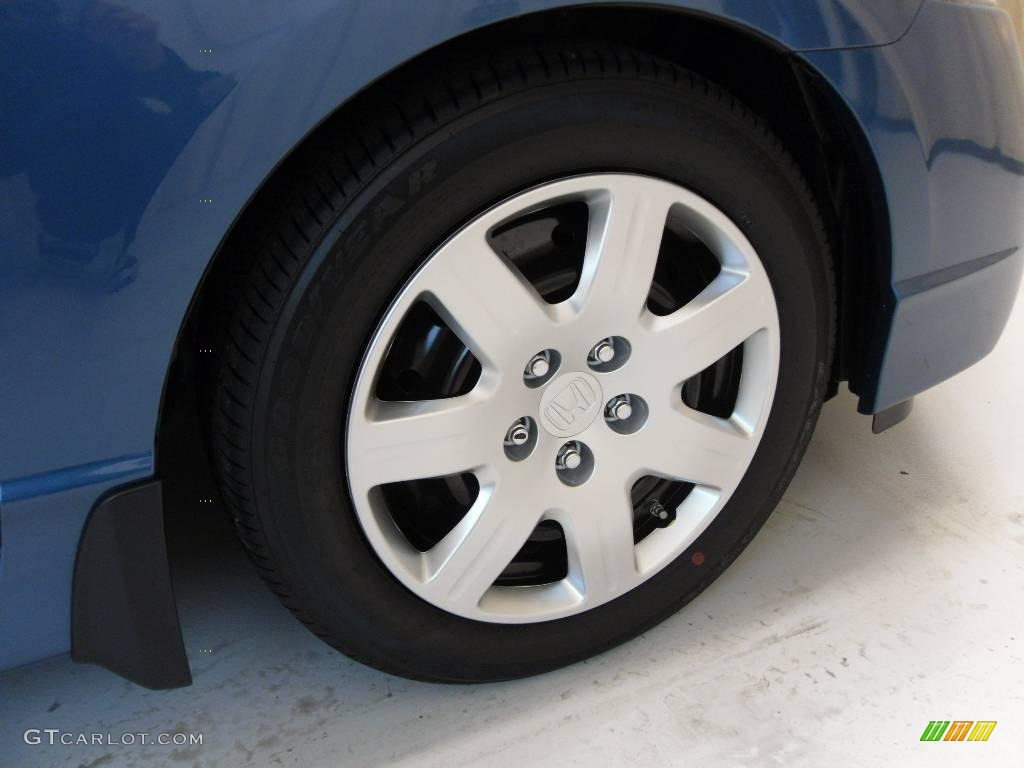 2010 Civic LX Sedan - Atomic Blue Metallic / Gray photo #24