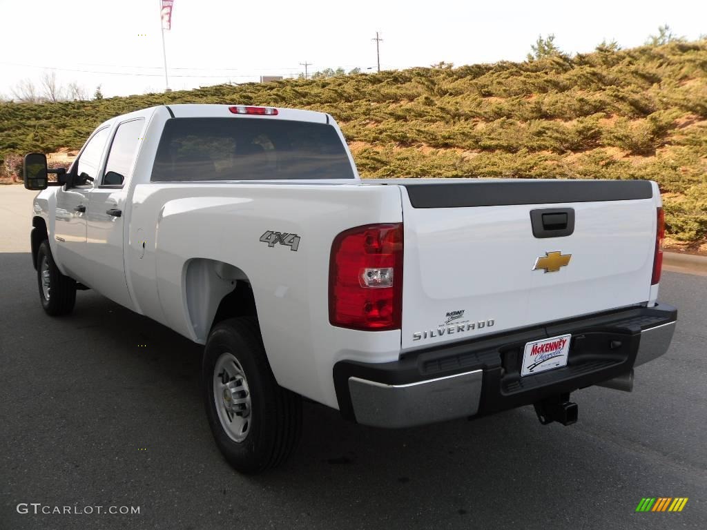 2010 Silverado 2500HD Crew Cab 4x4 - Summit White / Light Titanium/Ebony photo #2