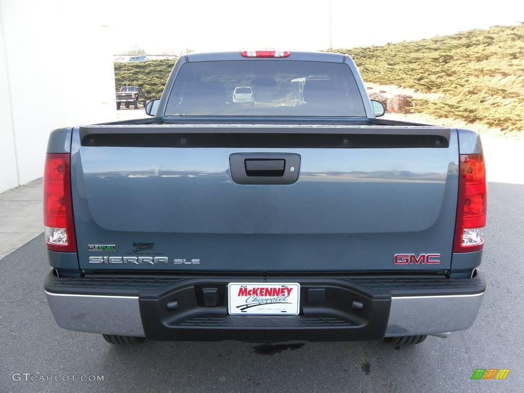 2010 Sierra 1500 SLE Regular Cab - Stealth Gray Metallic / Ebony photo #3