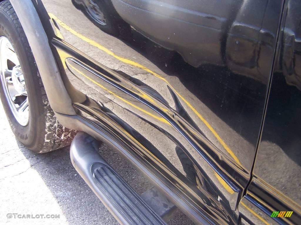 1999 Explorer XLS - Black Clearcoat / Medium Graphite Grey photo #7