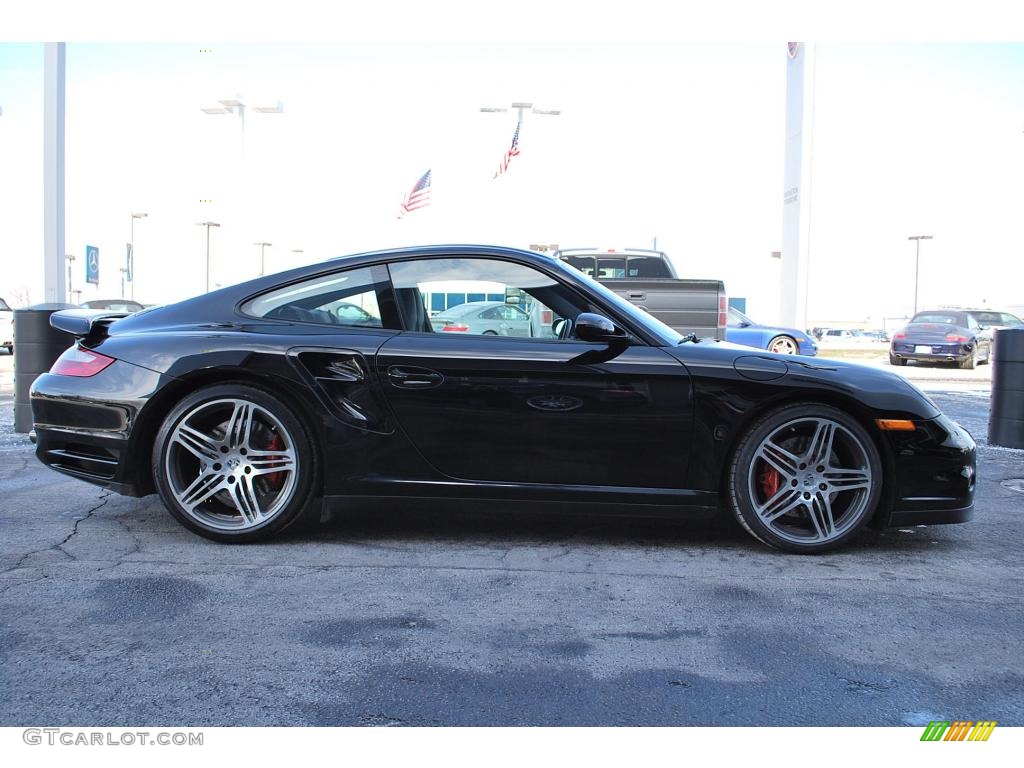 2007 911 Turbo Coupe - Black / Black photo #6