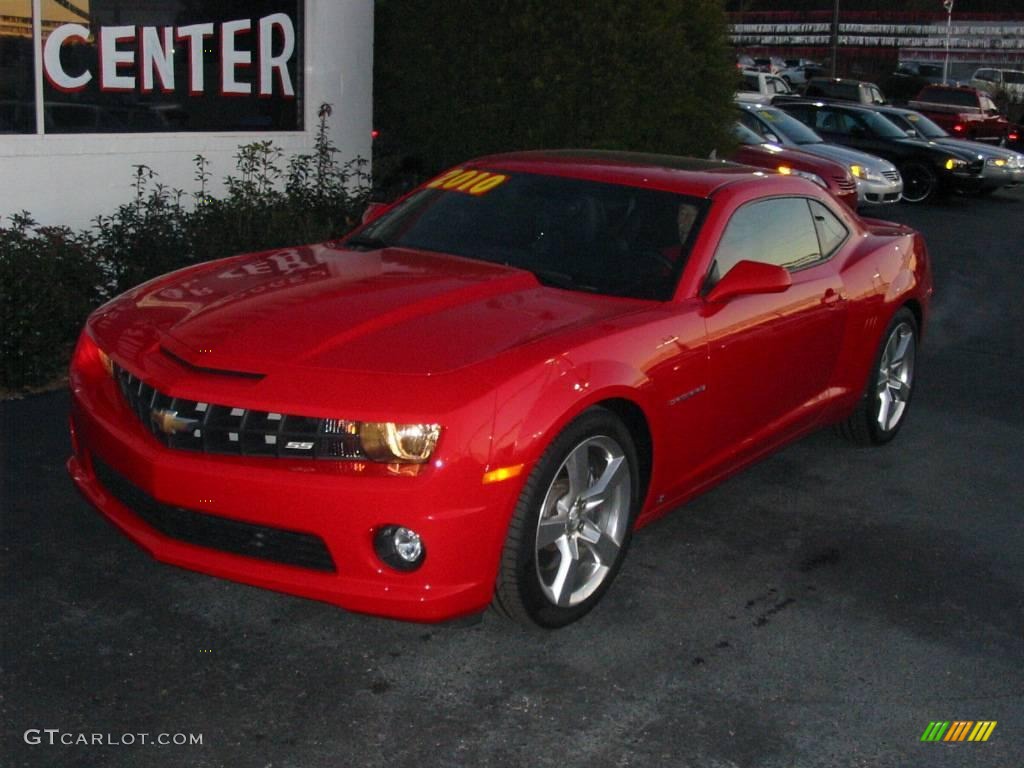 2010 Camaro SS Coupe - Victory Red / Black photo #4