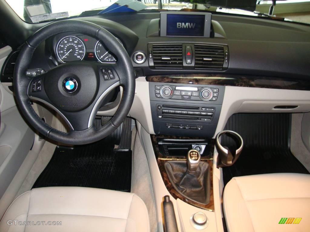 2008 1 Series 128i Convertible - Black Sapphire Metallic / Grey photo #21