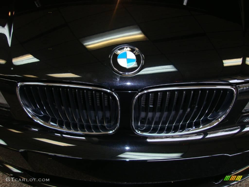 2008 1 Series 128i Convertible - Black Sapphire Metallic / Grey photo #26