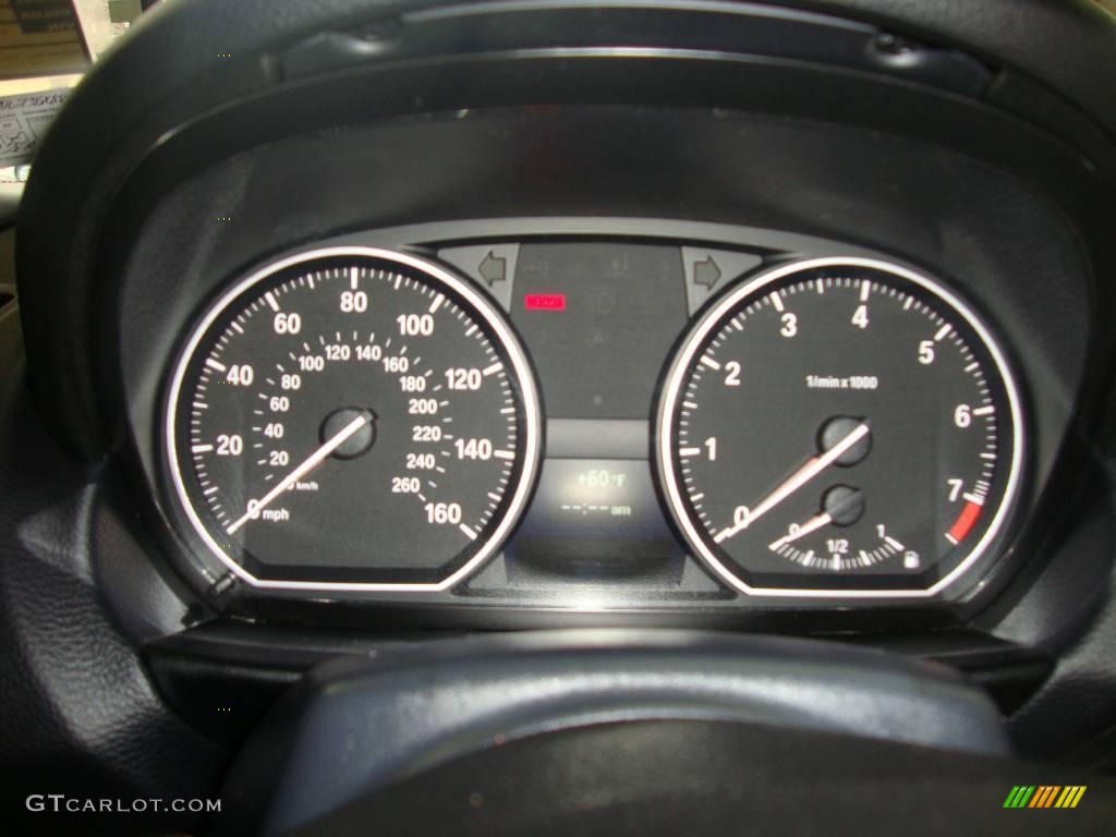 2008 1 Series 128i Convertible - Black Sapphire Metallic / Grey photo #30